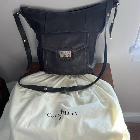 Cole Haan Shoulder Bag Gray - Picture 1 of 6